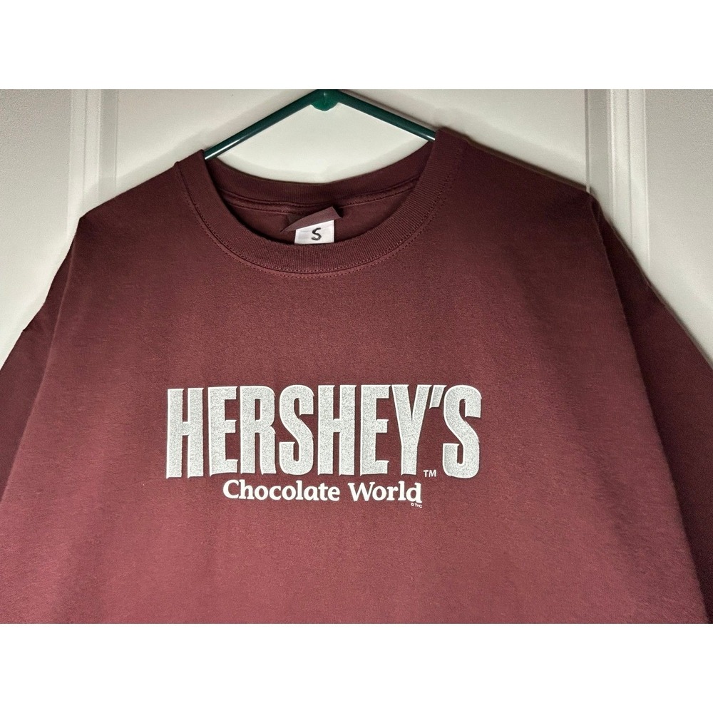 Vintage Y2k Hershey's Chocolate World Promo Graphic T-Shirt Size Mens‎ XXL